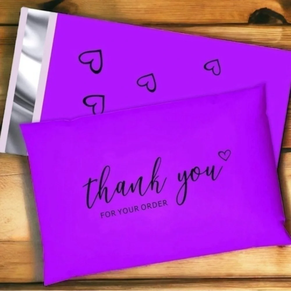 (10) 6x9 Thank you Poly Mailers*